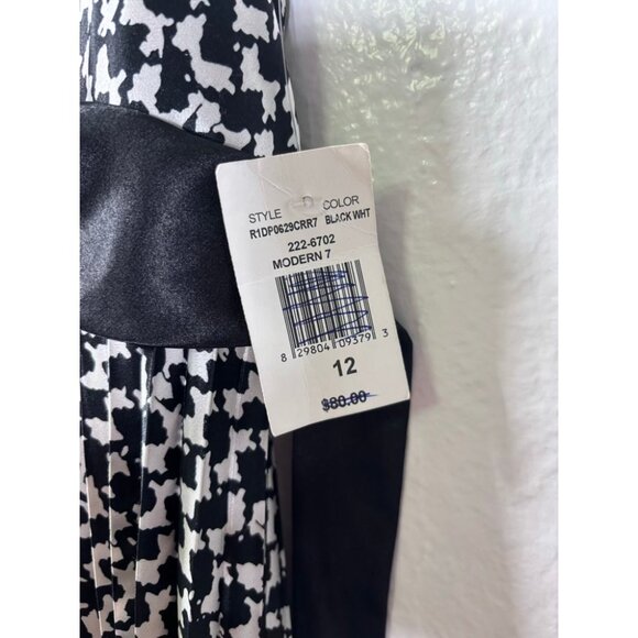 Rabbit Rabbit Rabbit Designs Dress 12 Sleeveless NWT Lined Pleated Skirt Pin-up - Picture 4 of 9